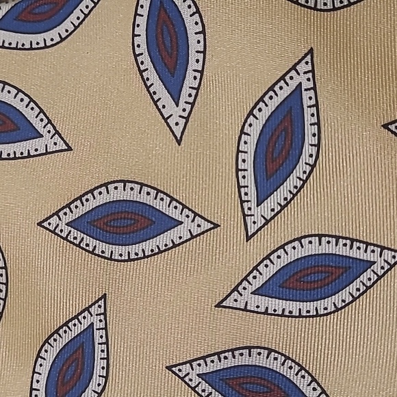 OSCAR DE LA RENTA PAISLEY NECK TIE - Picture 4 of 6